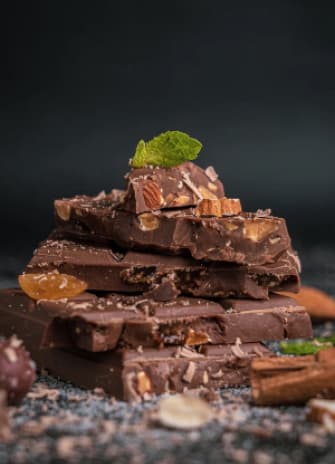 chocolate with nuts